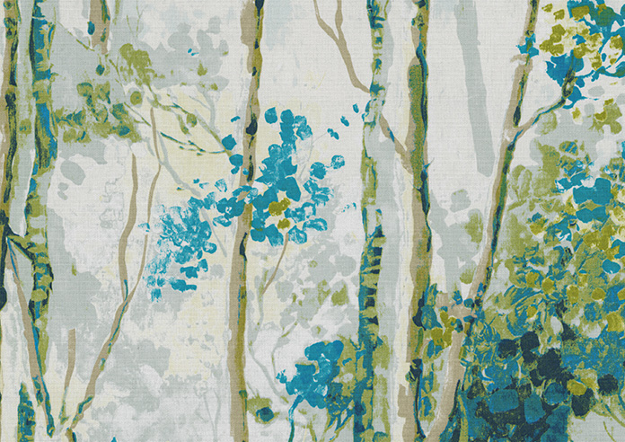 Silver Birch, Larkspur - Roman Blind - Image 7
